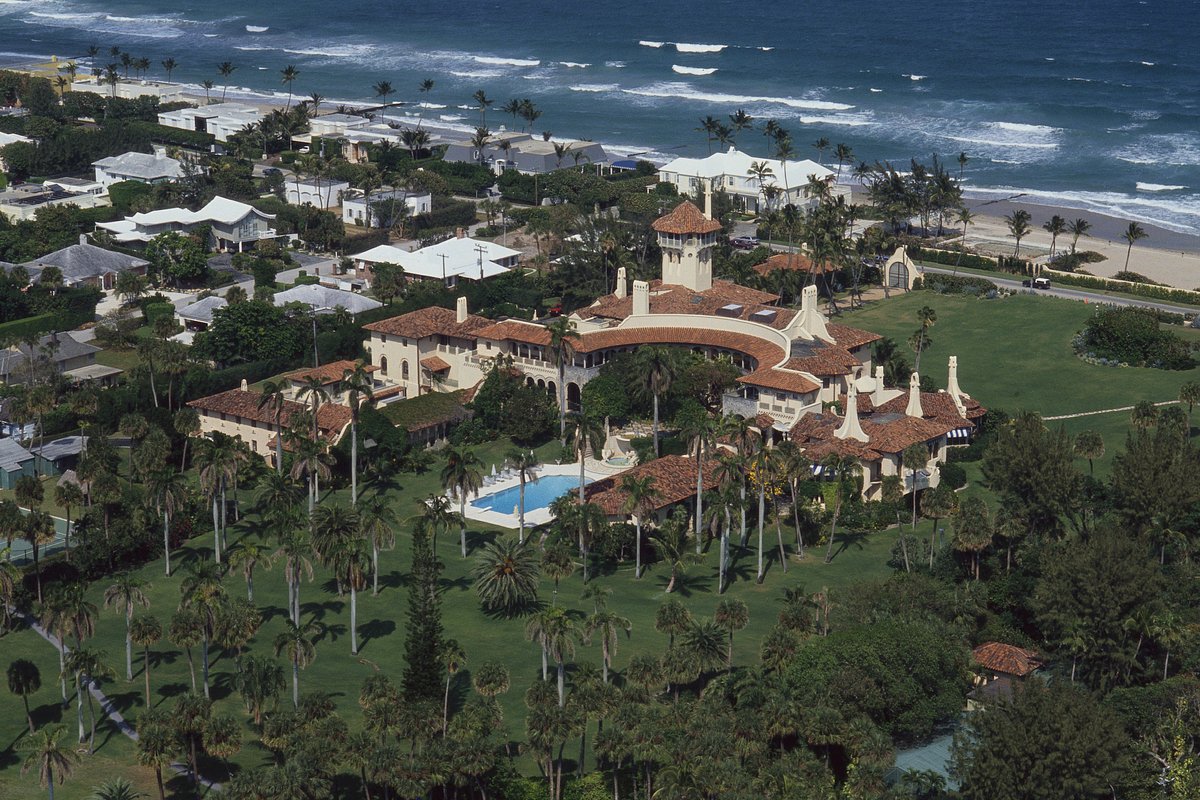 Резиденция Мар-а-Лаго во Флориде, где с 2019 года живет семья Трампа