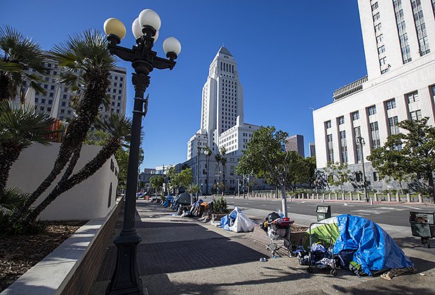 Бездомные стали визитной карточкой Лос-Анджелеса 