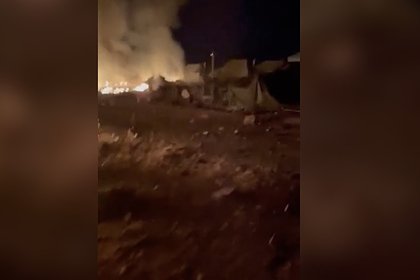 Опубликовано видео горящего полигона под Львовом