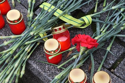 В российском селе мужчина разворотил мемориал ради букета для девушки