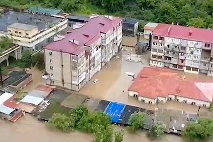 Последствия наводнения в Армении попали на видео