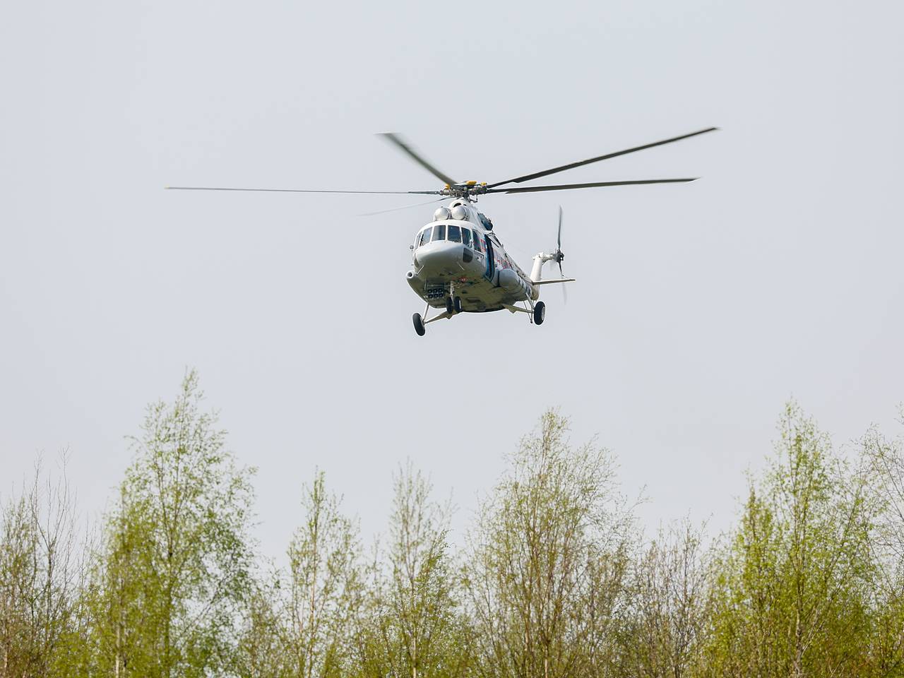 Названа причина аварийной посадки вертолета Ми-8 в Мурманской области:  Происшествия: Россия: Lenta.ru