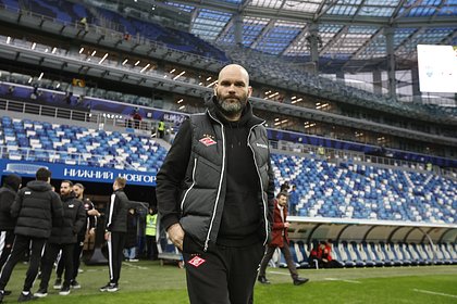 The acting head coach of Spartak left the club