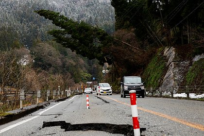 Около японской префектуры Исикава произошло землетрясение