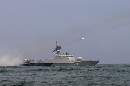 Корабль «Волгодонск» отработал защиту от морских дронов