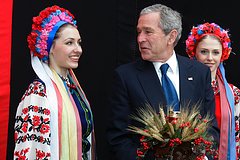 Джордж Буш-младший в Киеве