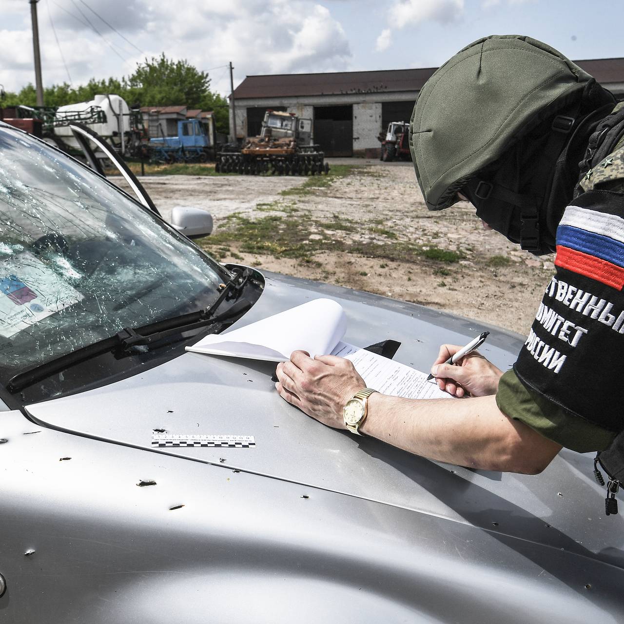 Военные могли убить 7 человек в Херсонской области: следственный  эксперимент, опрос свидетелей: Следствие и суд: Силовые структуры: Lenta.ru