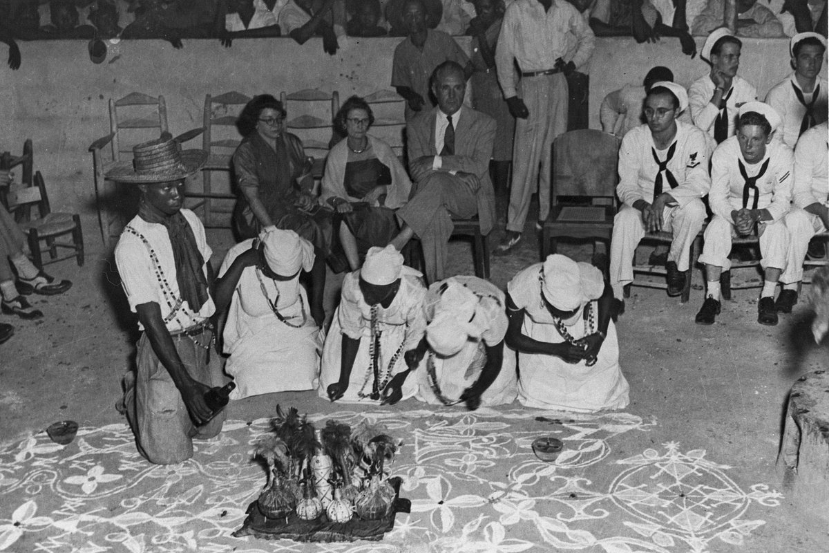 Церемония вуду, Гаити, 1 июля 1969 года