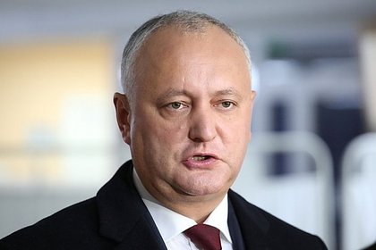Додон обвинил «соросят» в разладе между Молдавией и Россией