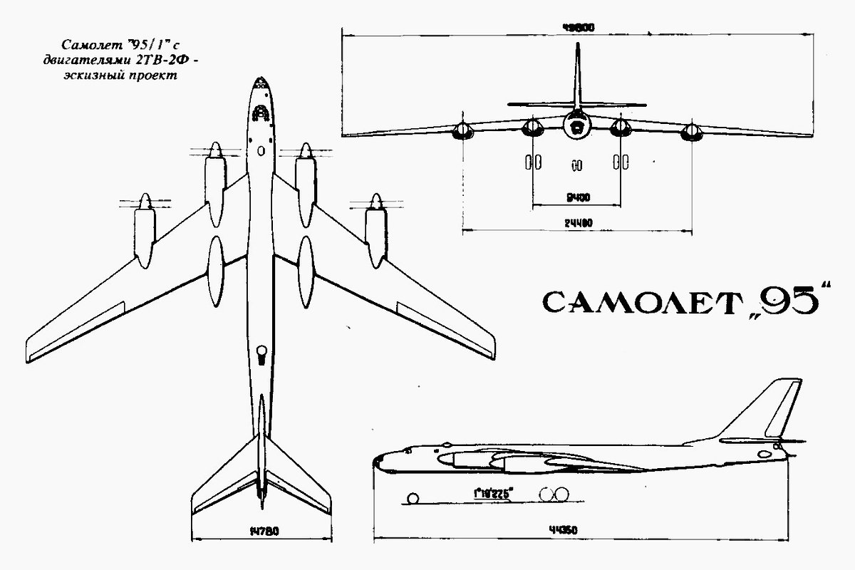 Модель самолета «95-1»