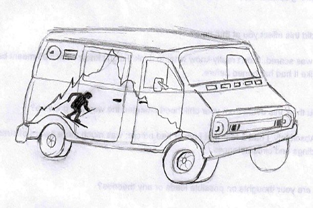 Изображение фургона, который мог иметь отношение к исчезновению девочки