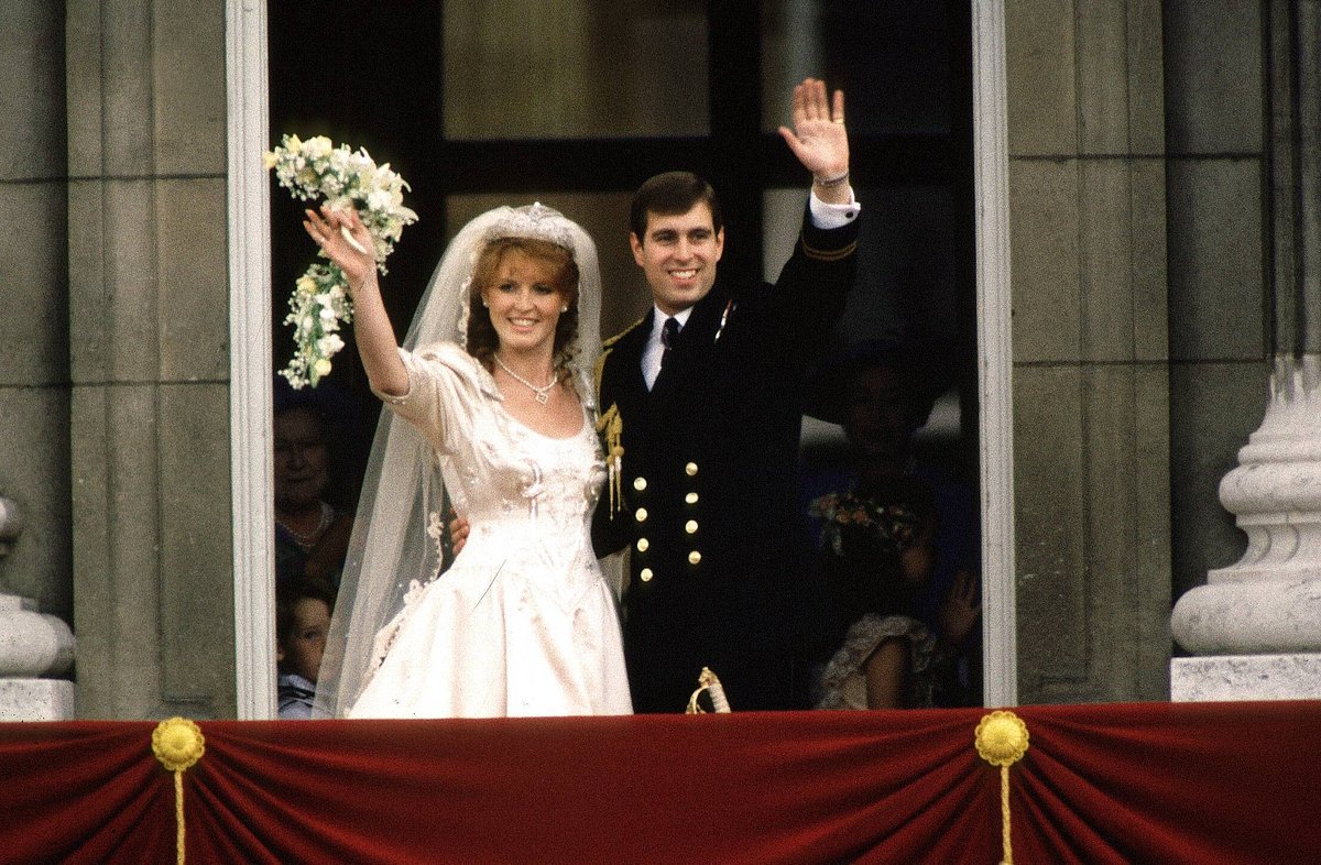 Свадьба принца Эндрю и Сары Фергюсон, 1986 год