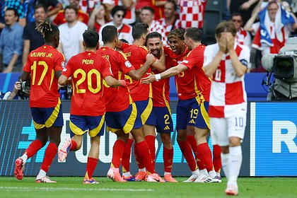 Сборная Испании крупно победила Хорватию в первом туре Евро-2024