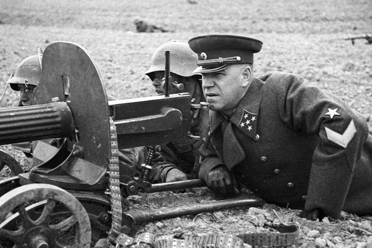 Жуков на маневрах Киевского особого военного округа, 1940 год