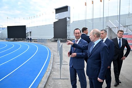 Путин посетил место подготовки игр «Дети Азии»