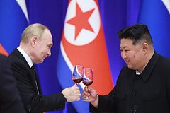 Владимир Путин и Ким Чен Ын