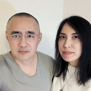 Айдос Садыков и его супруга Наталья Садыкова