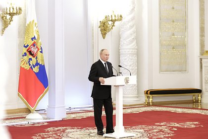 Путин встретился в Кремле с выпускниками военных вузов
