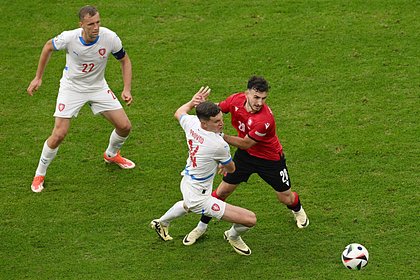 Сборная Грузии сыграла вничью с Чехией в матче Евро-2024