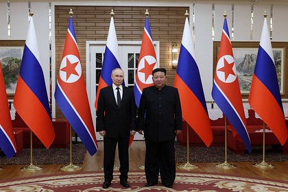 Путин поблагодарил Ким Чен Ына за замечательный прием