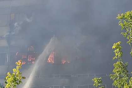 Названа причина пожара во Фрязино