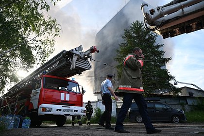 В сгоревшем здании НИИ под Москвой отсутствовала система пожарной сигнализации