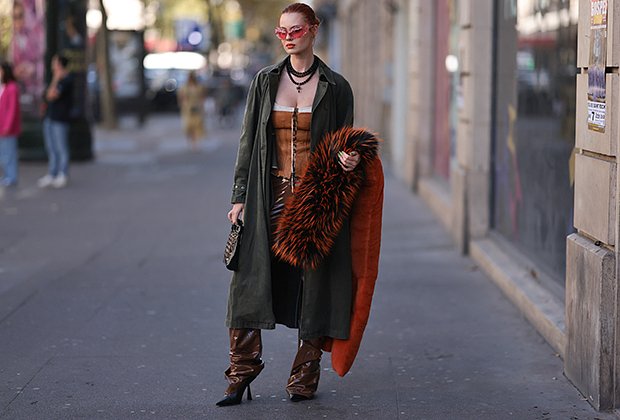 Гостья Недели моды в Париже