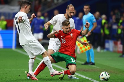 Португалия в серии пенальти обыграла Словению и вышла в 1/4 финала Евро-2024