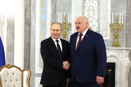 Путин и Лукашенко побеседовали на саммите ШОС