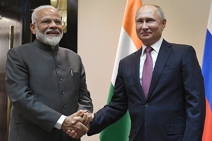 В Кремле анонсировали переговоры Путина и премьера Индии