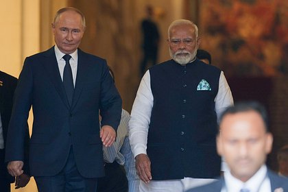 В Кремле сообщили об отсутствии разногласий между Путиным и премьером Индии
