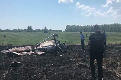 Место крушения самолета Cessna-172 в Татарстане попало на видео