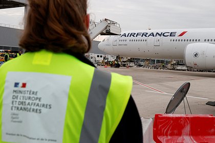 Прямые рейсы в Россию появились на сайте французской авиакомпании