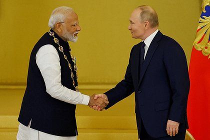 МИД Индии назвал чрезвычайно успешным визит премьера Моди в Россию