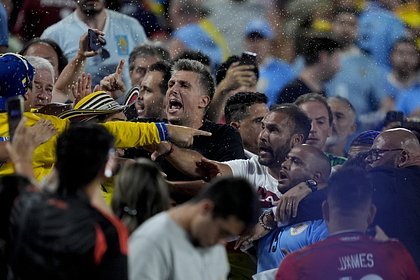 Футболисты сборной Уругвая подрались с болельщиками после матча Кубка Америки