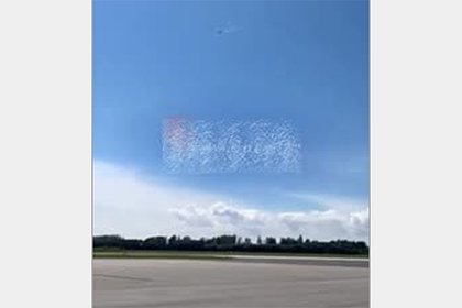 Крушение самолета польских ВВС попало на видео