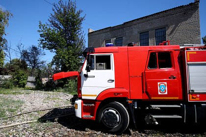Мощный пожар на российском заводе по производству масел попал на видео