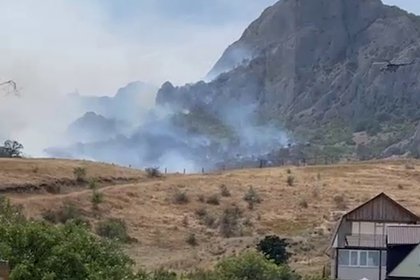 Пожар в Крыму потушили