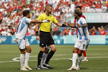 Аргентина подала жалобу в ФИФА после матча с Марокко на Олимпиаде в Париже