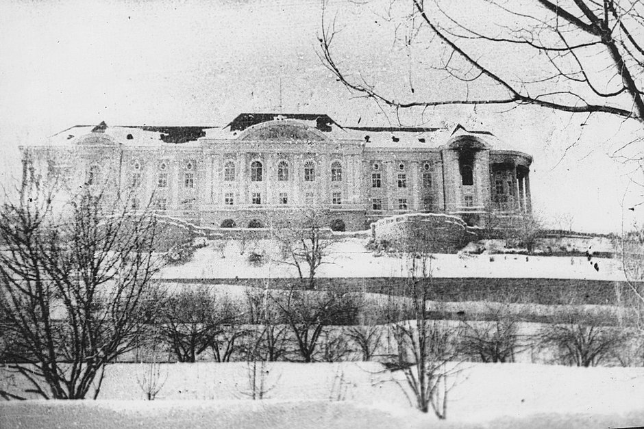 Дворец Амина после штурма. 27 декабря 1979 года