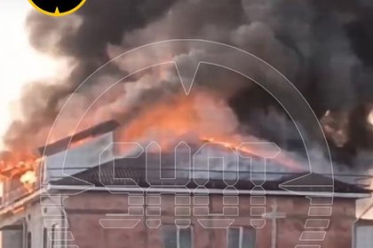 Жилая многоэтажка загорелась в Шебекино после удара ВСУ