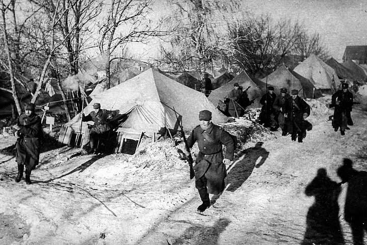 Армия Андерса на учениях в Тоцком, 1942 год