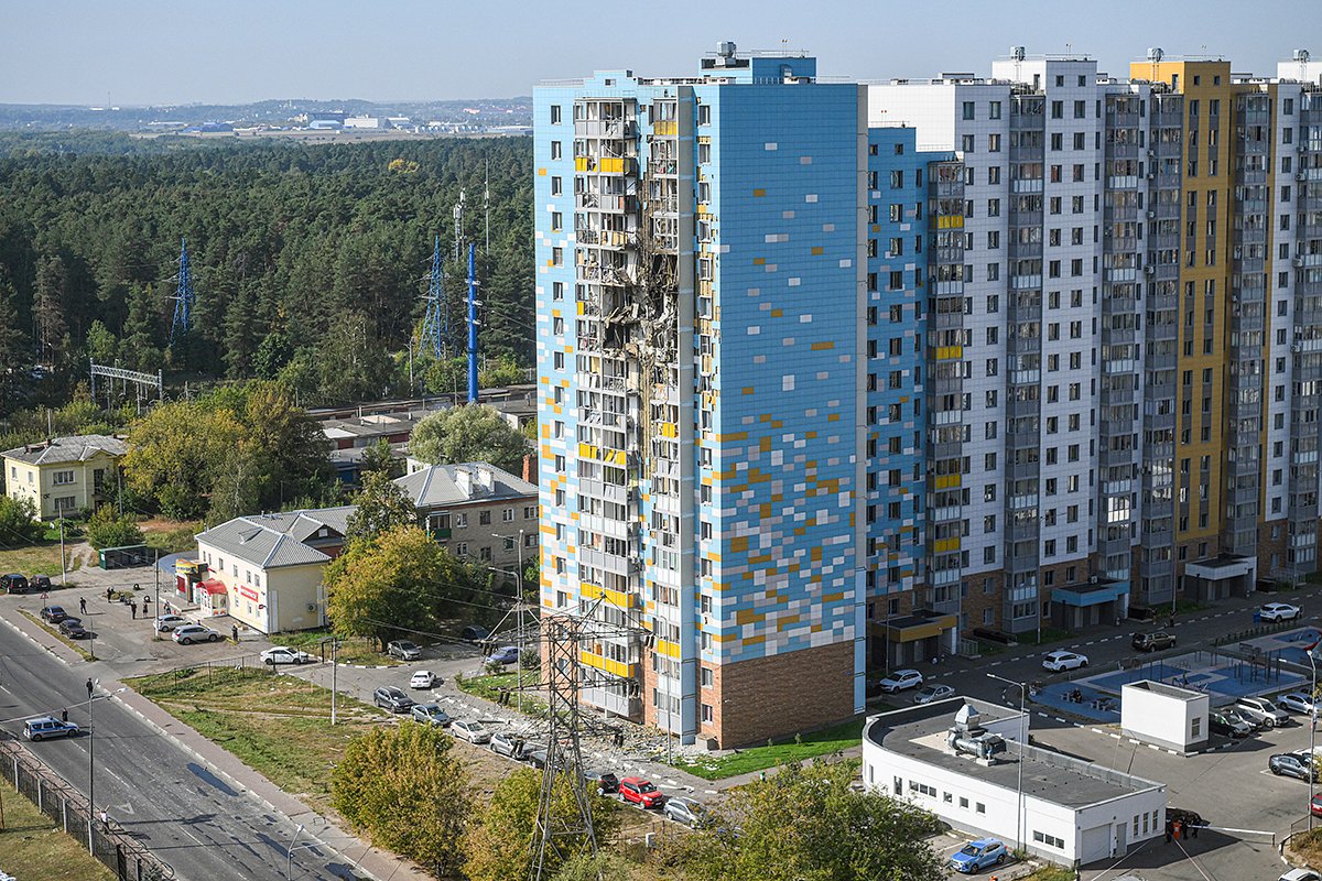 Подмосковное Раменское после атаки БПЛА