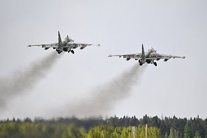 Су-25 уничтожили опорный пункт ВСУ в Курской области