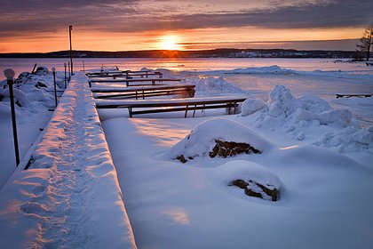 В России наступили 30-градусные морозы