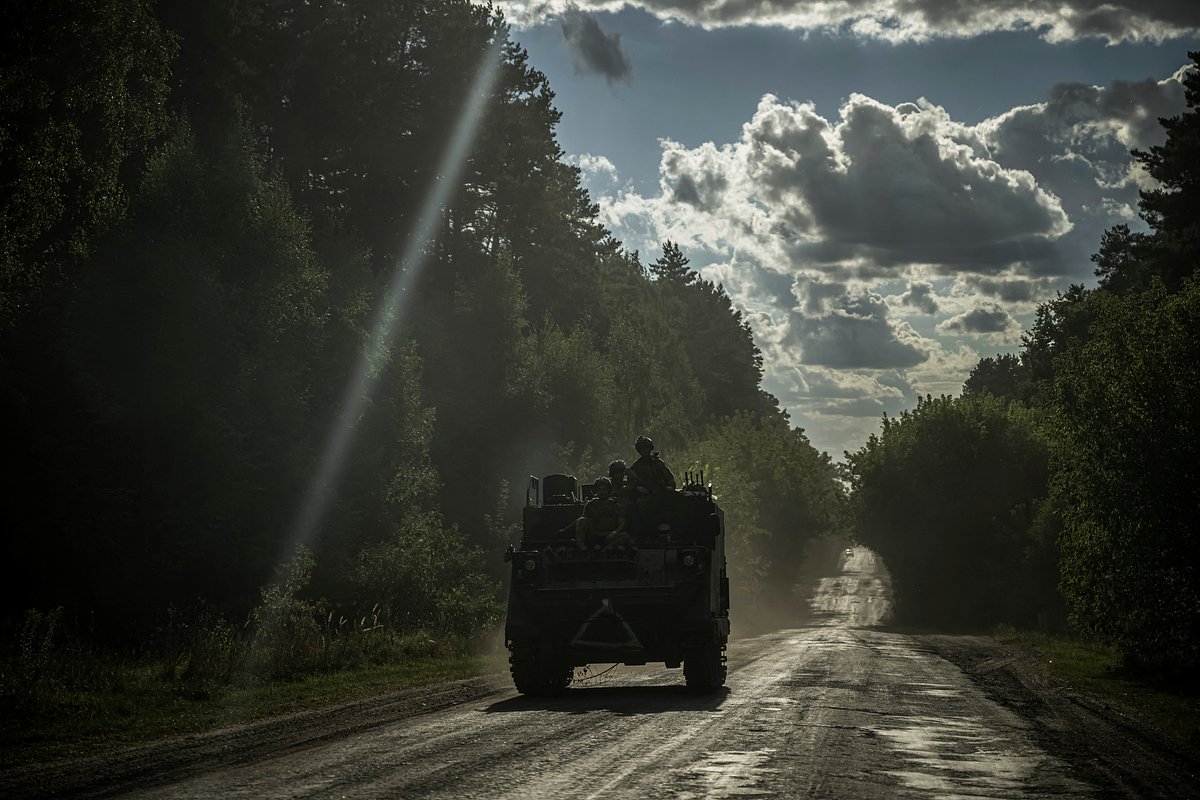 Солдаты Вооруженных сил Украины в Сумской области на границе с Россией. Украина, 11 августа 2024 года