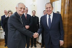 Маттео Дзуппи и Сергей Лавров