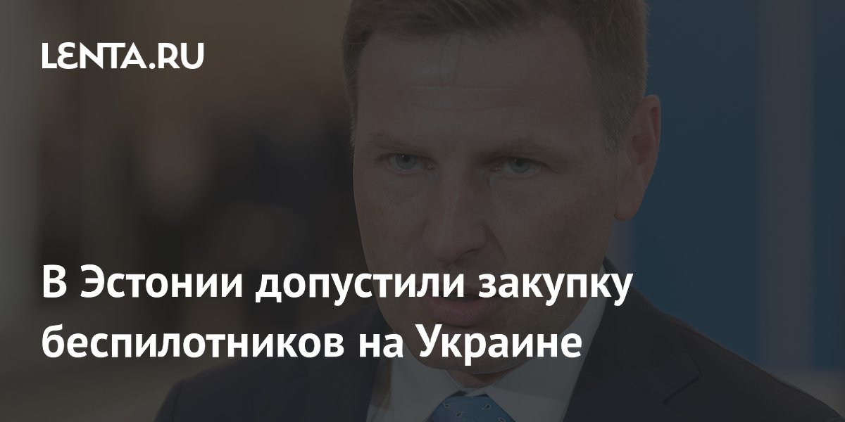 В Эстонии допустили закупку беспилотников на Украине