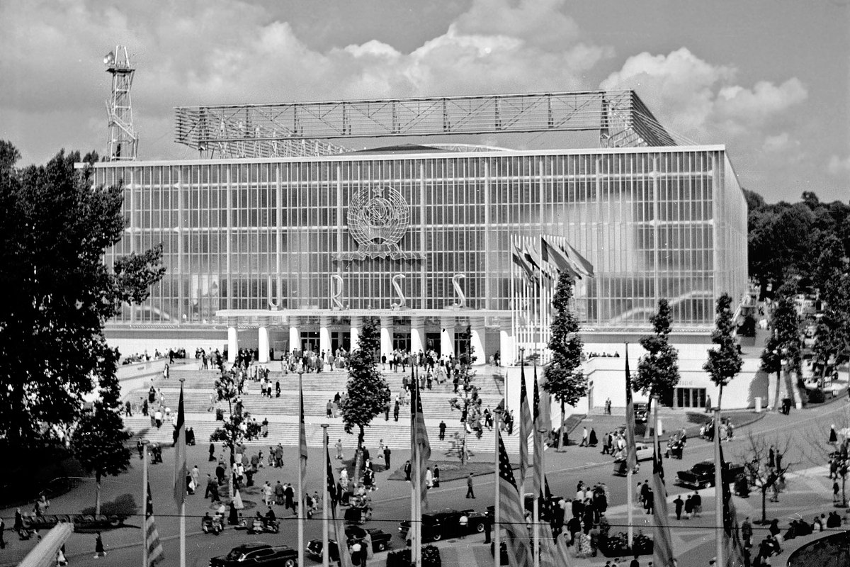 Советский павильон на Всемирной выставке в Брюсселе, 1958 год