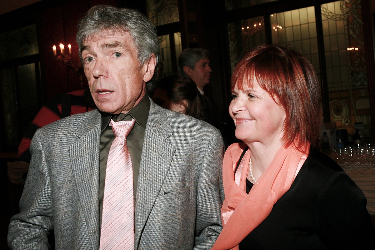 Телеведущий Юрий Николаев с женой